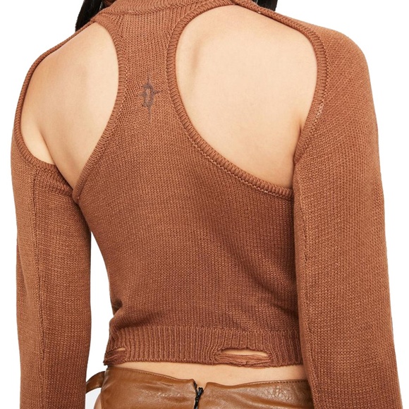 Darker Wavs Knit Cutout Turtleneck Sweater - Picture 8 of 8